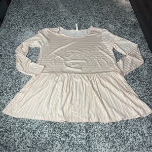 Matilda Jane women’s large striped tiered long sleeve true friend drop waist